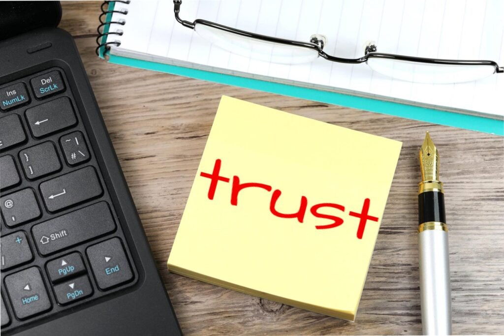 How do you build trust in a working relationship